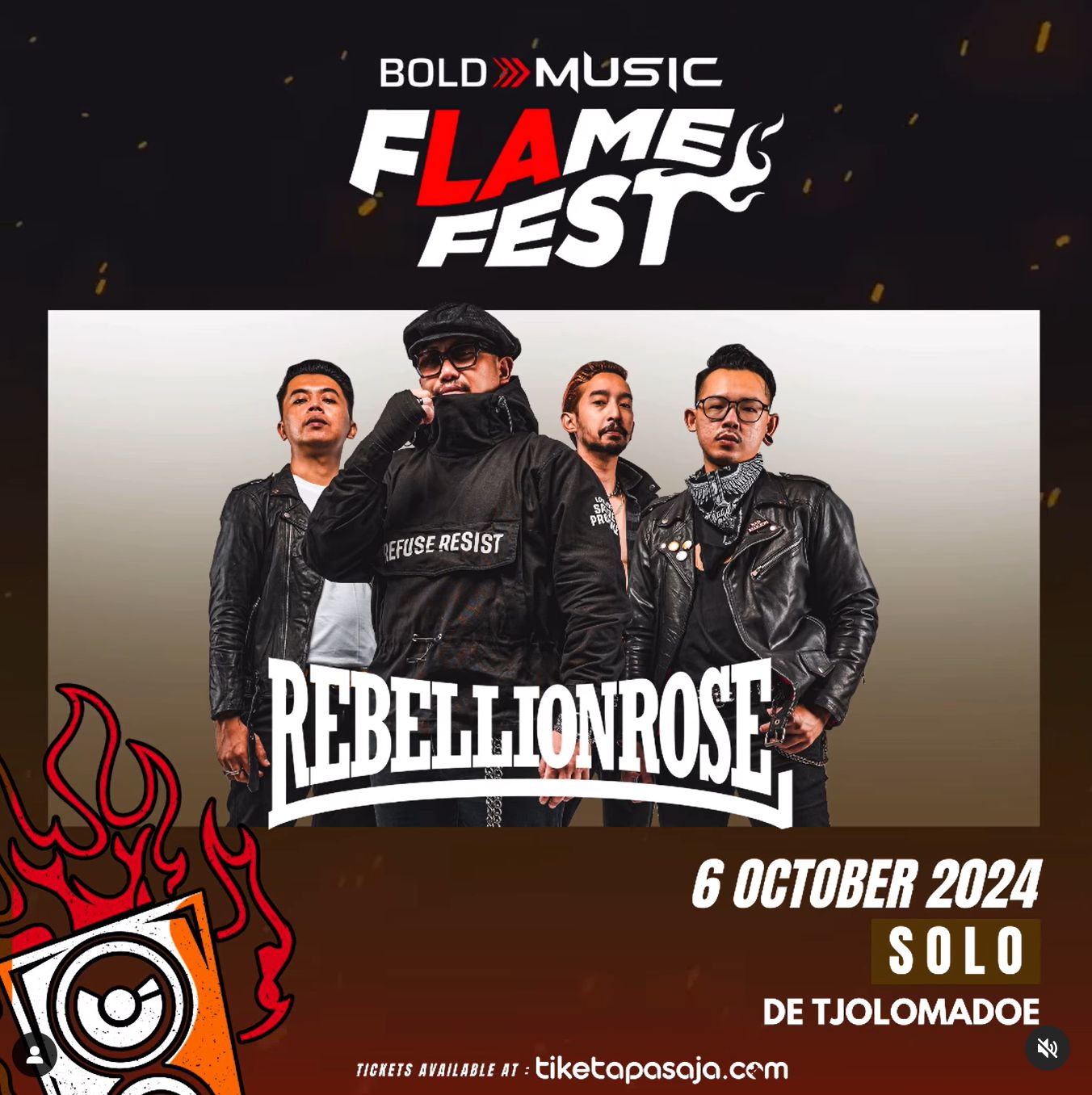 Rebellion Rose siap guncang Flamefest Solo